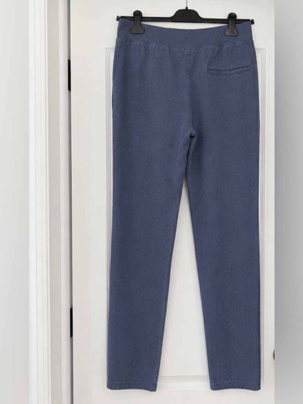 Faherty Arlie Pull On Tencel Linen Organic Cotton Pants Blue Gray Size L - Picture 3 of 5